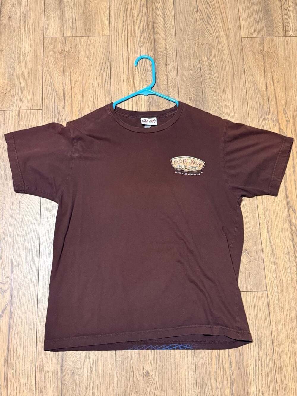 Ron Jon Surf Shop Myrtle Beach, SC Brown Orange Tee Medium